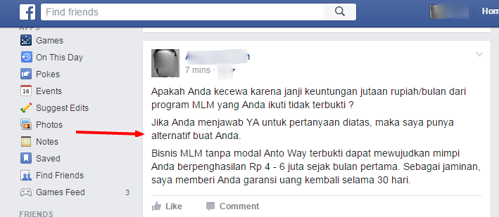 Cara jualan di Facebook