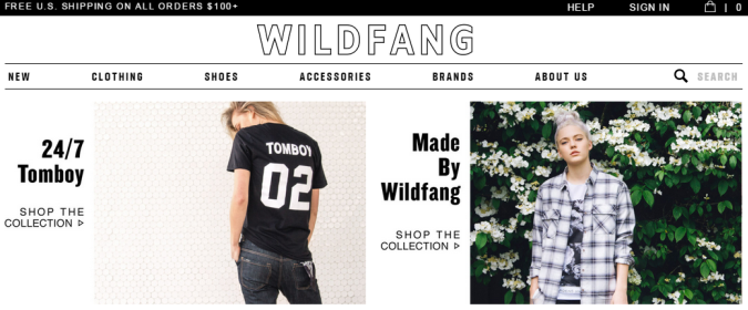 Toko online Wildfang