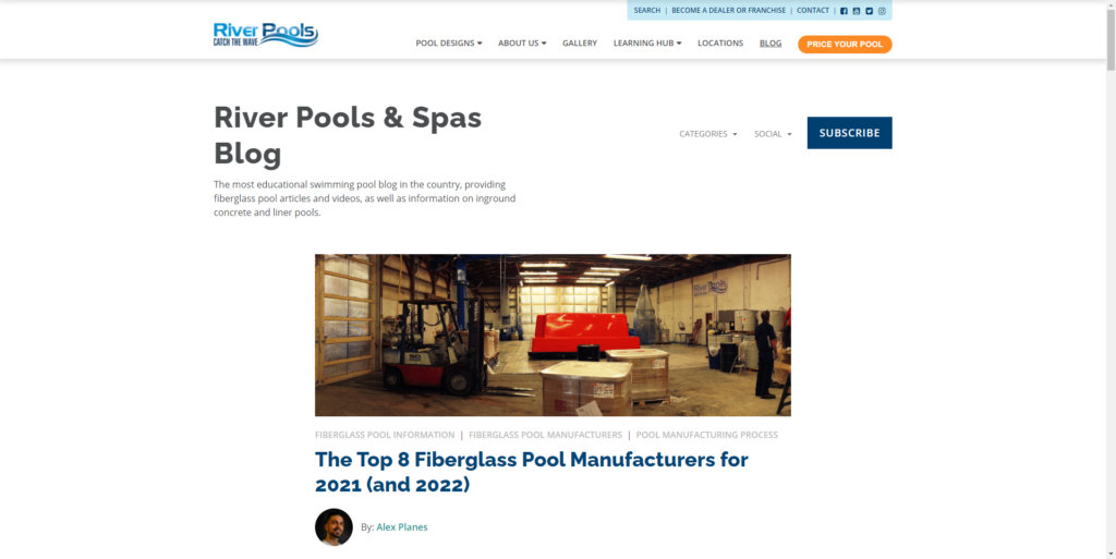 Blog river pools and spas