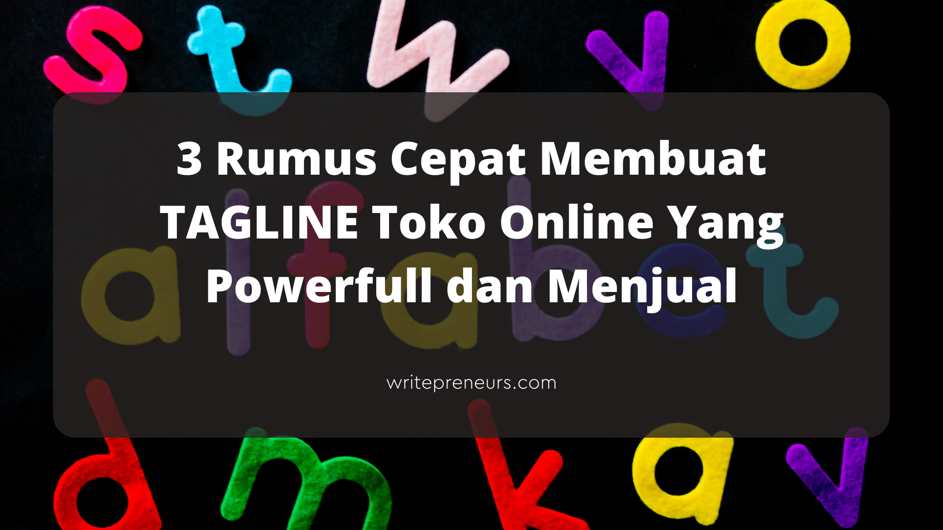 Cara membuat tagline toko online