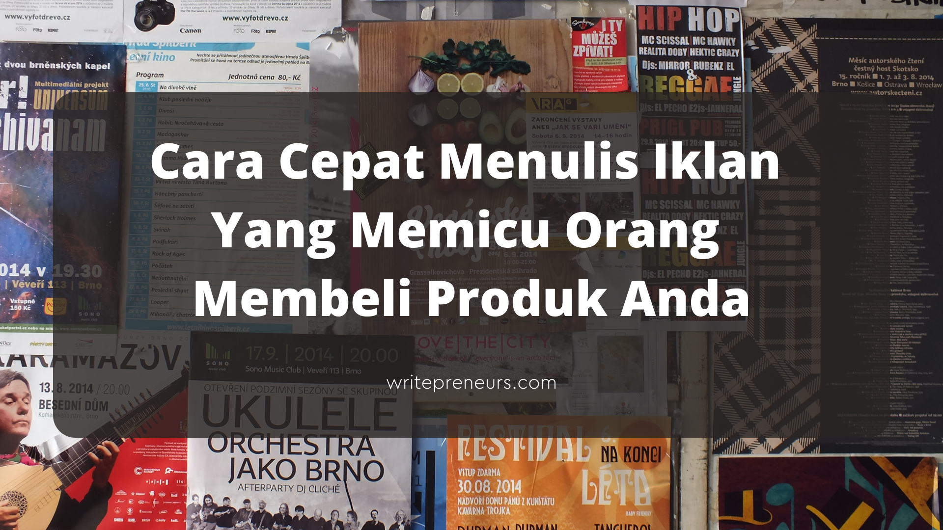 Cara menulis iklan yang menarik