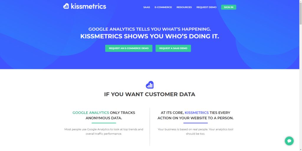 Kissmetric Vs Google Analytic