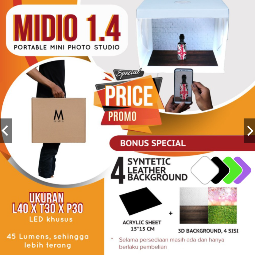 Midio studio foto box