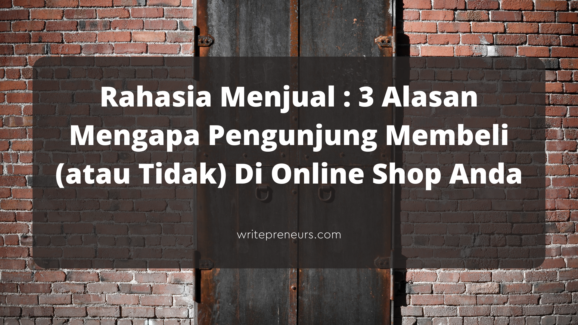 Cara memasarkan produk online shop