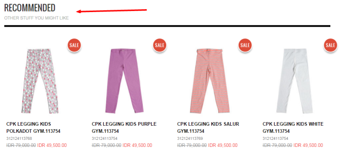 Contoh upselling